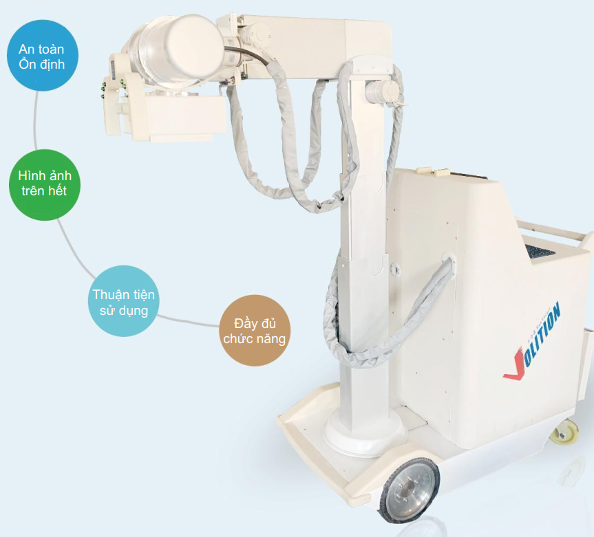 tính năng của máy chụp di động picke 1800 drm